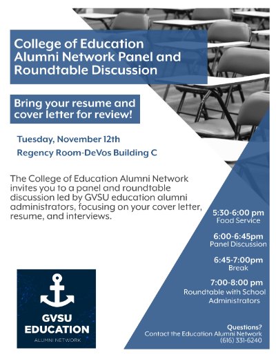 GVSU Education Alumni Roundtable